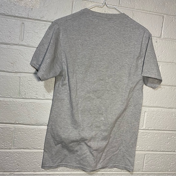 Vintage T Shirt School Wilson Wrangler Cowboy Heather Gray Gym Muscle Niv Green - Picture 3 of 6